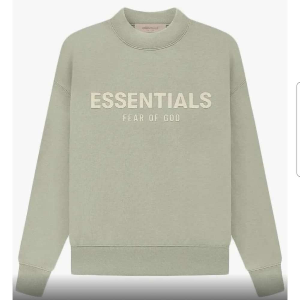 Fear of God Essentials Seafoam Crewneck Sweatshirt Sweater